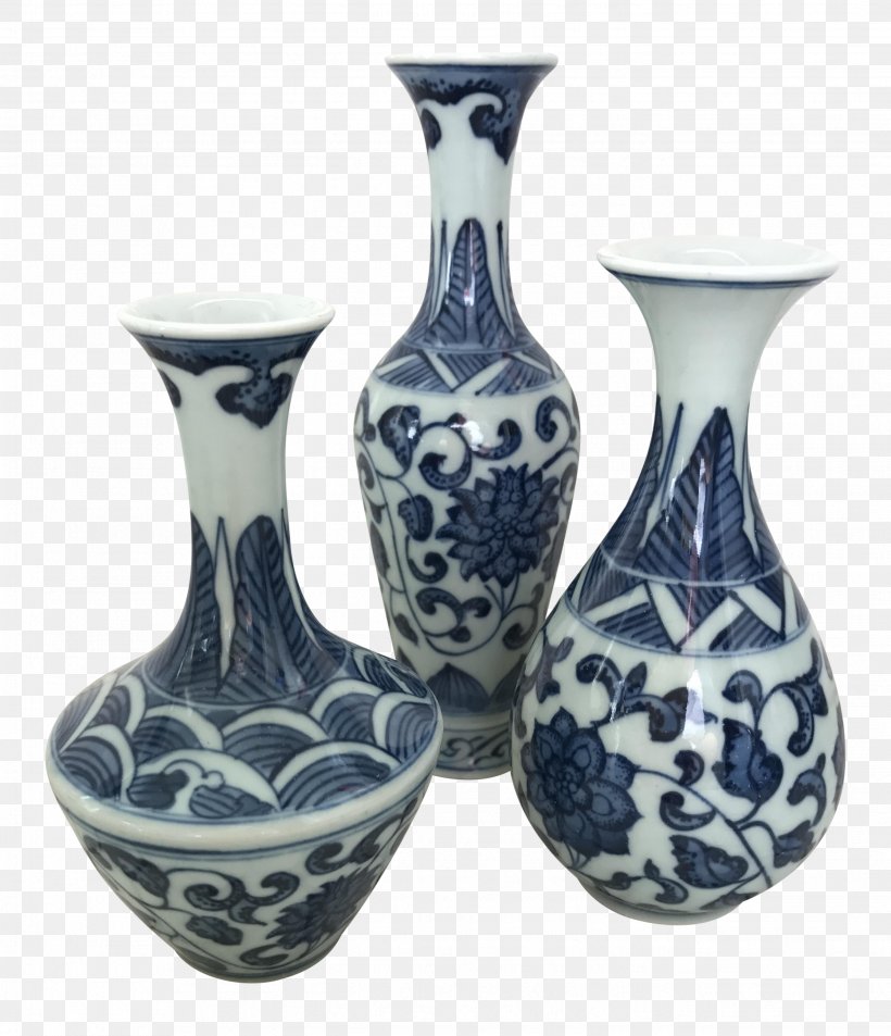 Vase Ceramic Blue And White Pottery Glass, PNG, 2687x3126px, Vase, Artifact, Blue And White Porcelain, Blue And White Pottery, Ceramic Download Free