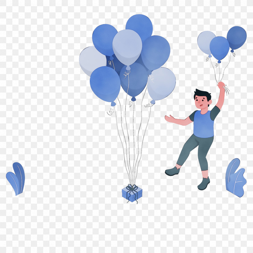 Balloon Meter Cartoon Male Microsoft Azure, PNG, 2000x2000px, Party, Balloon, Behavior, Cartoon, Celebration Download Free