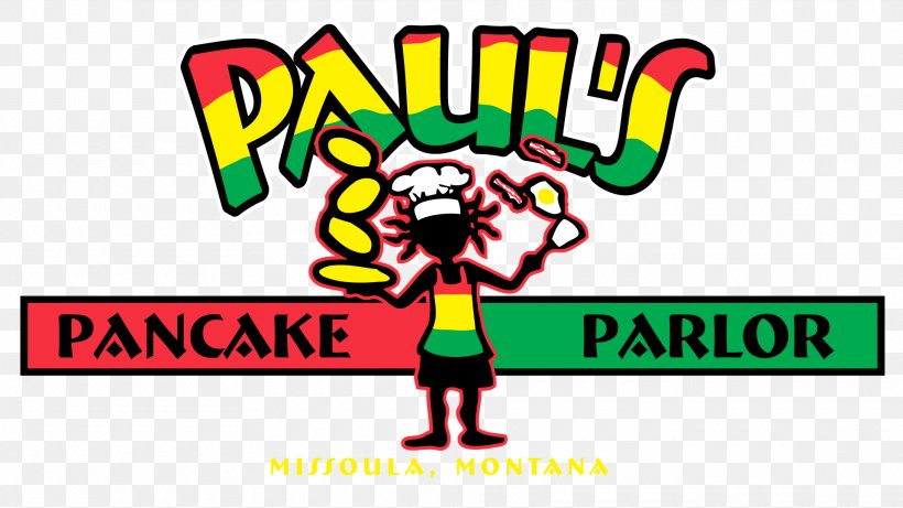 Paul's Pancake Parlor Logo Illustration Clip Art, PNG, 1920x1080px, Logo, Area, Artwork, Brand, Cartoon Download Free