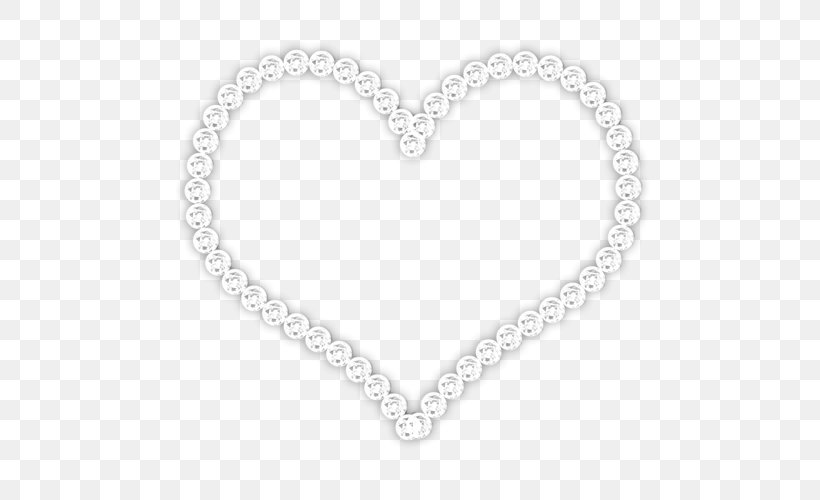 Right Border Of Heart Necklace Clip Art, PNG, 500x500px, Heart, Body Jewellery, Body Jewelry, Chain, Charms Pendants Download Free