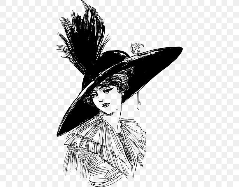 Top Hat Cartoon, PNG, 434x640px, Victorian Era, Beret, Black Hair, Blackandwhite, Bowler Hat Download Free