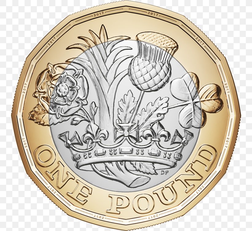 Royal Mint One Pound Coin Pound Sterling Counterfeit, PNG, 750x750px, Royal Mint, Coin, Counterfeit, Currency, Dei Gratia Regina Download Free