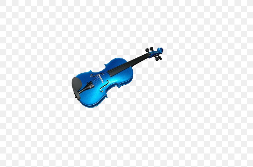 Violin Blue Bow Musical Instrument, PNG, 682x544px, Watercolor, Cartoon, Flower, Frame, Heart Download Free