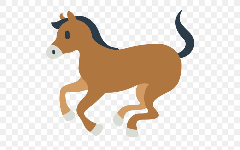 Horse Emojipedia Equestrian Emoticon, PNG, 512x512px, Horse, Animal Figure, Carnivoran, Cat Like Mammal, Colt Download Free