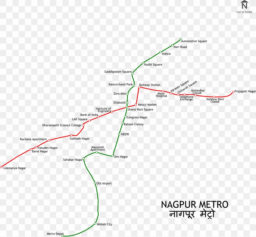 Nagpur Metro Rapid Transit Rail Transport Map, PNG, 5961x5536px, Nagpur, Area, Communicationsbased Train Control, Delhi Metro, Diagram Download Free