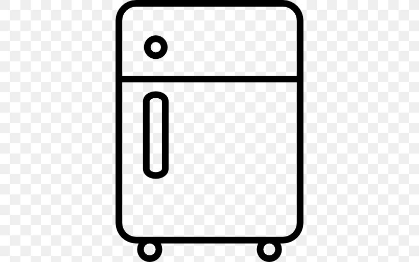Refrigerator, PNG, 512x512px, Refrigerator, Area, Black And White, Freezers, Kitchen Download Free