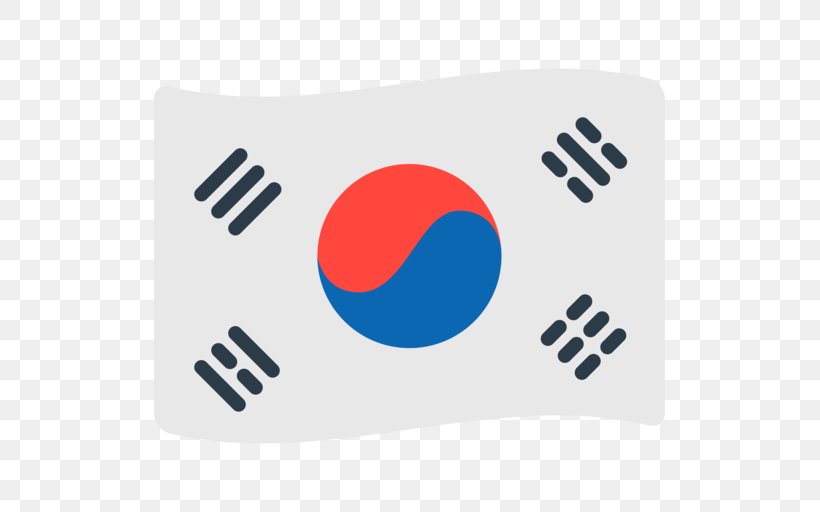 Flag Of South Korea Flag Of North Korea, PNG, 512x512px, South Korea, Blue, Brand, Emoji, Flag Download Free