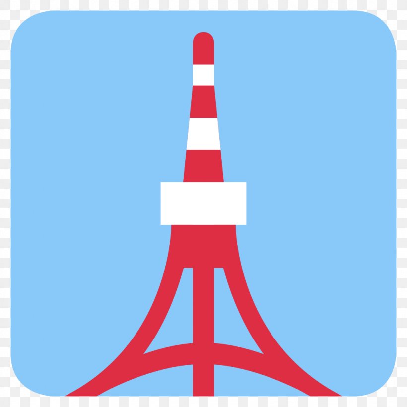 Tokyo Tower Flag Tower Of Hanoi Clip Art, PNG, 1024x1024px, Tokyo Tower, Area, Building, Cone, Emojipedia Download Free