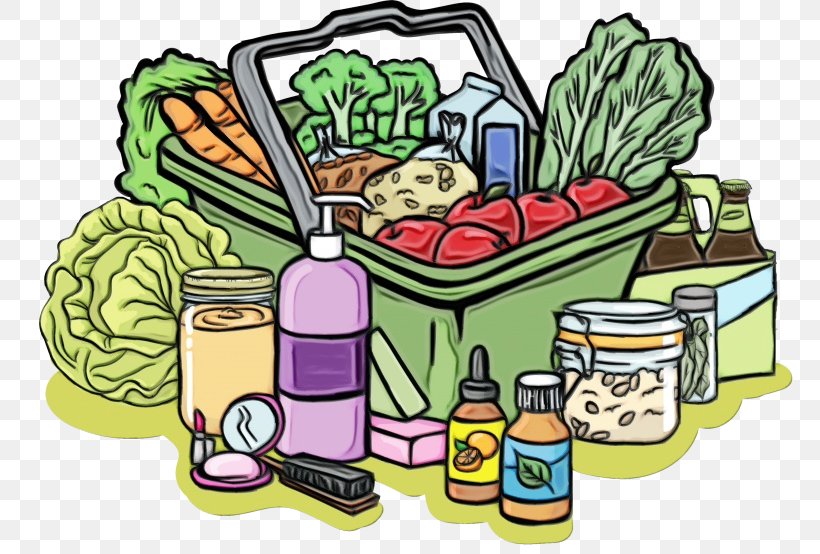 Clip Art Grocery Store Food Cooperative, PNG, 768x554px, Grocery Store, Art, Basket, Cartoon, Cooperative Download Free