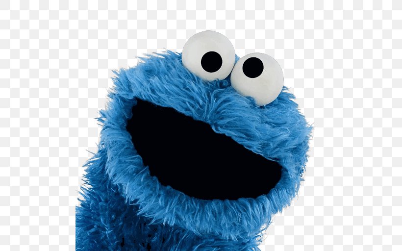 Cookie Monster Ernie Count Von Count Grover Telly Monster, PNG, 512x512px, Cookie Monster, Big Bird, Biscuits, Blue, C Is For Cookie Download Free