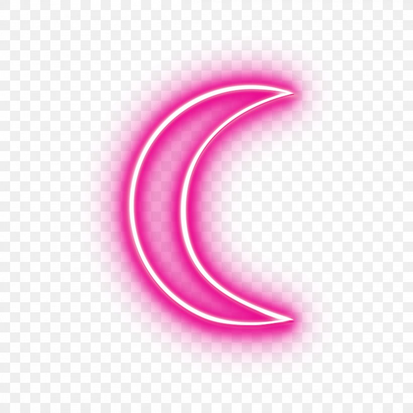 Crescent Moon, PNG, 2289x2289px, Sticker, Art, Crescent, Logo, Magenta Download Free