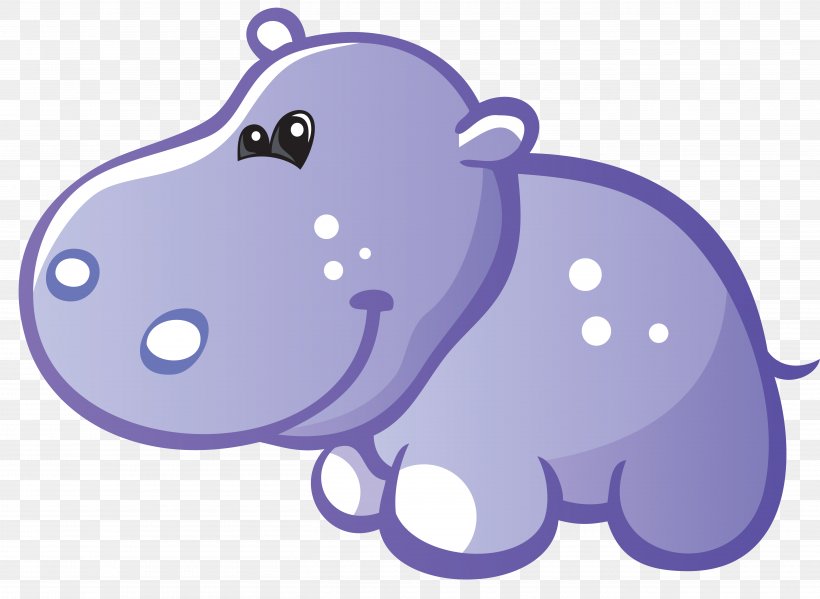 Hippopotamus Kitten Cartoon Clip Art, PNG, 5434x3972px, Hippopotamus, Art, Blue, Carnivoran, Cartoon Download Free