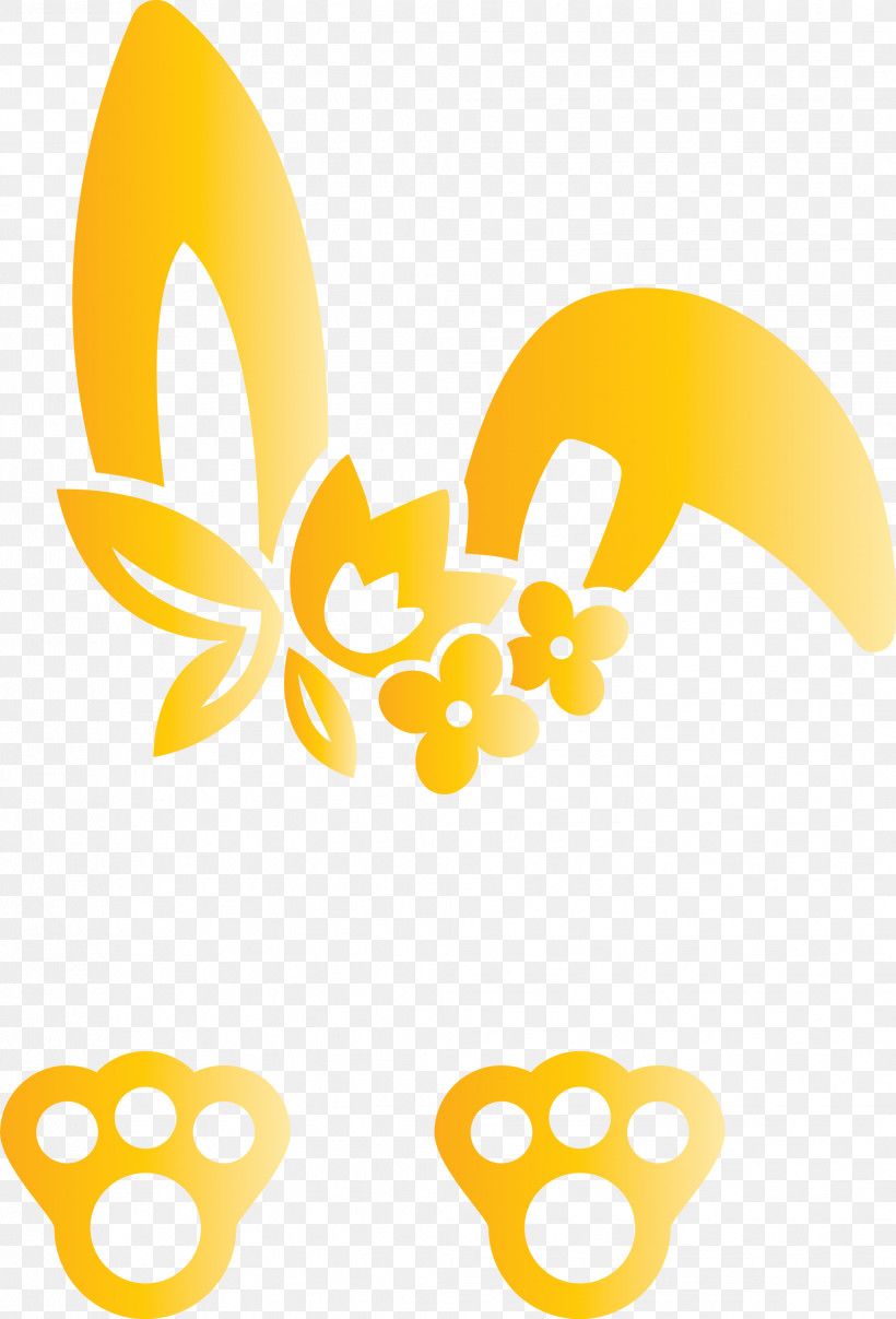 Easter Bunny Easter Day Rabbit, PNG, 2037x3000px, Easter Bunny, Easter Day, Rabbit, Yellow Download Free