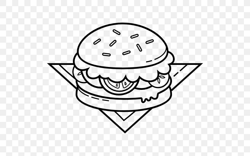 Hamburger Clip Art, PNG, 512x512px, Hamburger, Artwork, Black And White, Hamburger Button, Head Download Free