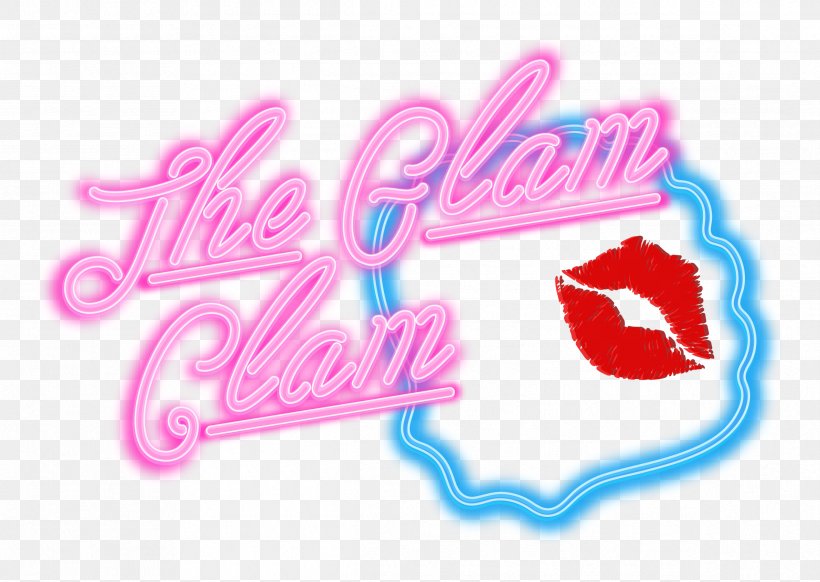 Clam Logo Eccentric Font, PNG, 2383x1692px, Clam, Eccentric, Logo, London, Magenta Download Free