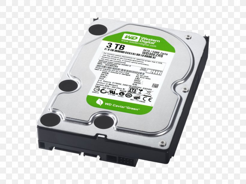 Hard Drives Serial ATA Western Digital WD Green SATA HDD Terabyte, PNG, 1140x855px, Hard Drives, Computer Component, Data Storage, Data Storage Device, Disk Storage Download Free