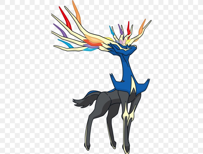 Pokémon X And Y Xerneas And Yveltal Pikachu, PNG, 406x625px, Xerneas And Yveltal, Antler, Art, Artwork, Branch Download Free