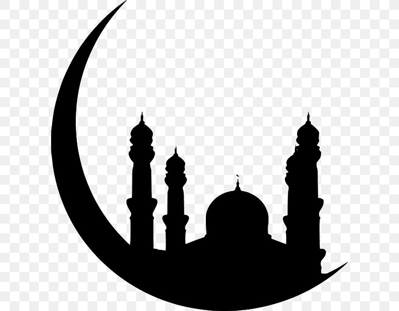 Ramadan Eid Al-Fitr Eid Mubarak Islam, PNG, 610x640px, Ramadan, Arabic Calligraphy, Arch, Black And White, Dua Download Free