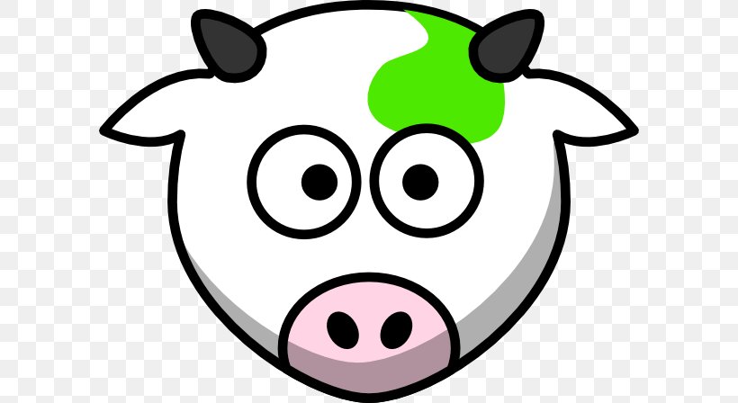 Cattle Cartoon Clip Art, PNG, 600x448px, Cattle, Cartoon, Drawing, Facial Expression, Green Download Free