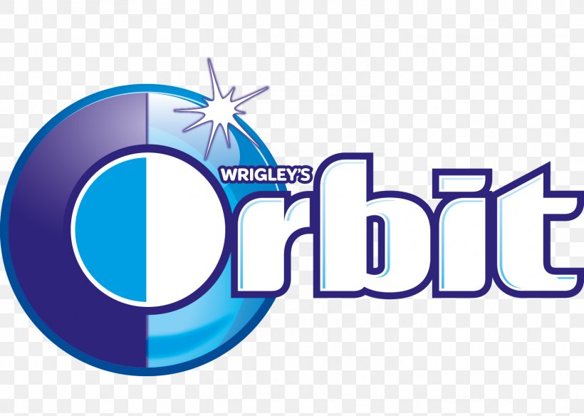 Chewing Gum Orbit Logo Wrigley Company Mars, Incorporated, PNG, 1509x1076px, Chewing Gum, Area, Blue, Brand, Doublemint Download Free