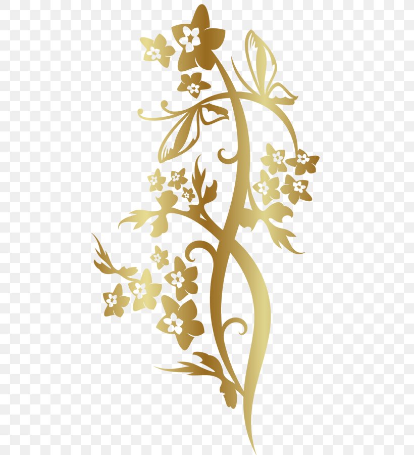 Invitation Floral Design Flower Gold, PNG, 477x900px, Invitation, Black, Botany, Branch, Color Download Free