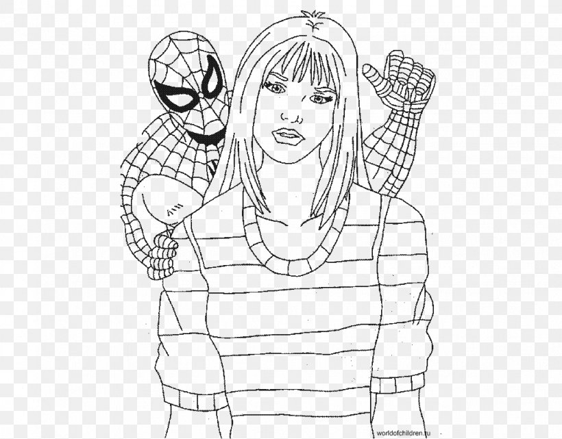 930  Coloring Book Pages Spiderman  Free