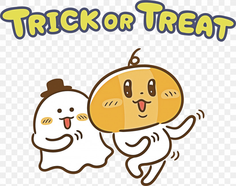 TRICK OR TREAT Happy Halloween, PNG, 3000x2370px, Trick Or Treat, Caricature, Cartoon, Drawing, Happy Halloween Download Free