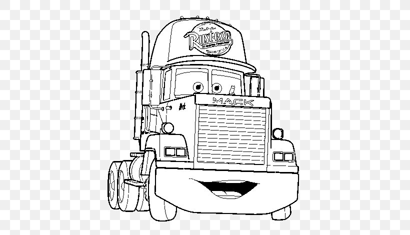 Mack Trucks Car Mack Super-Liner Mack Pinnacle Series, PNG, 600x470px, Mack Trucks, Artwork, Auto Part, Automotive Design, Black And White Download Free