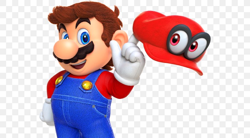 Super Mario Odyssey Super Mario Bros. Bowser, PNG, 562x455px, Super Mario Odyssey, Bowser, Figurine, Luigi, Mario Download Free