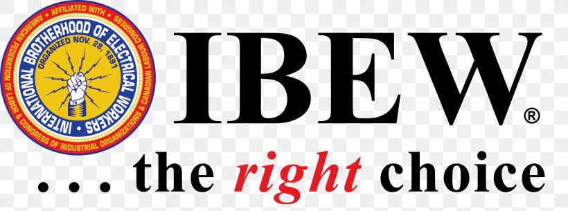 Bella Gina's Italian Restaurant International Brotherhood Of Electrical Workers Electrician IBEW 2358, PNG, 2495x929px, Electrician, Area, Banner, Brand, Electrical Contractor Download Free