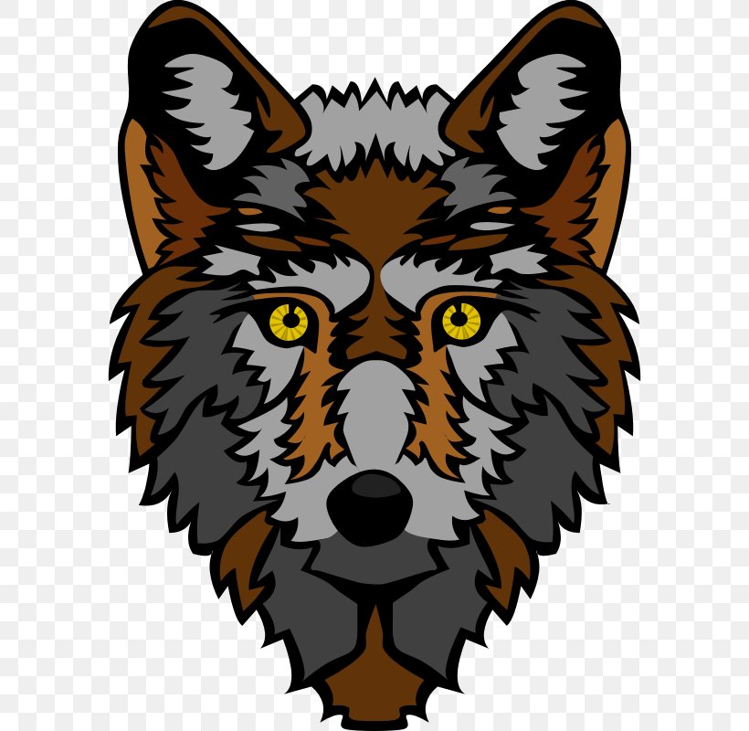 Gray Wolf Cartoon Clip Art, PNG, 584x800px, Gray Wolf, Animal, Art, Carnivoran, Cartoon Download Free