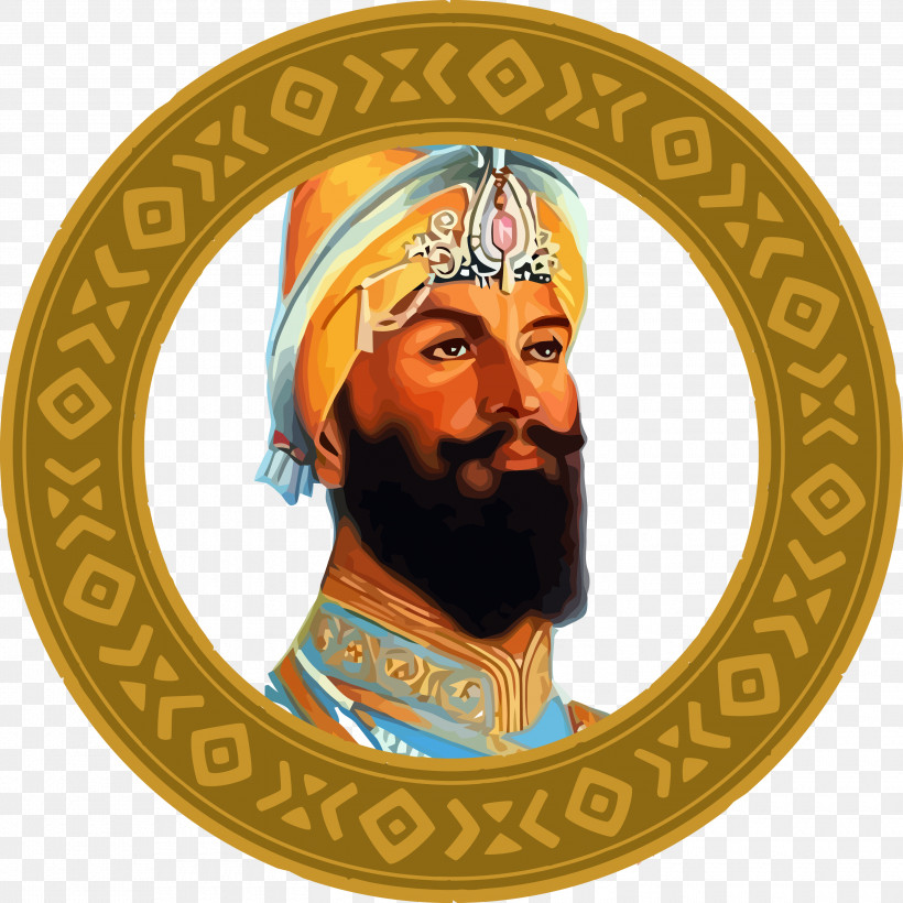 Guru Gobind Singh Jayanti Govind Singh, PNG, 3000x3000px, Guru Gobind Singh Jayanti, Facial Hair, Forehead, Govind Singh, Guru Download Free