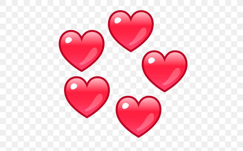 Heart Emoji Emoticon Symbol Sticker, PNG, 512x512px, Watercolor, Cartoon, Flower, Frame, Heart Download Free