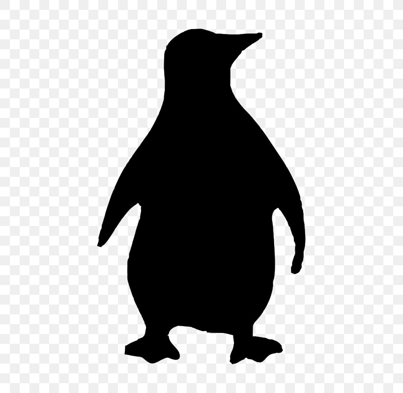 Penguin Bird Silhouette Clip Art, PNG, 541x800px, Penguin, Beak, Bird, Black And White, Emperor Penguin Download Free