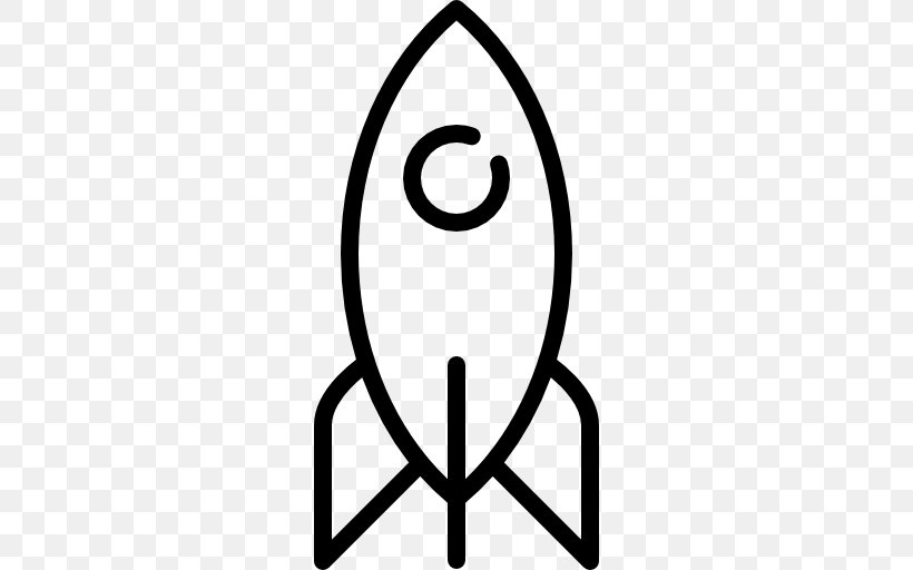 Spacecraft Rocket Launch Missile Logo, PNG, 512x512px, Spacecraft, Area, Ballistic Missile, Black And White, Booster Download Free