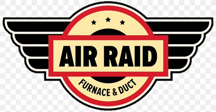 Air Raid Furnace & Duct Logo Air Conditioning, PNG, 1200x625px, Furnace ...