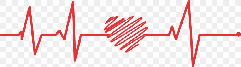 Electrocardiography Red Euclidean Vector, PNG, 2447x689px, Electrocardiography, Brand, Doodle, Heart, Joint Download Free