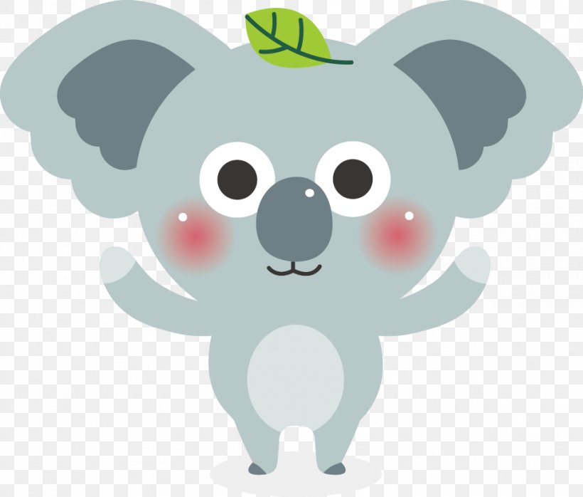 Koala Cartoon Elephant, PNG, 967x824px, Watercolor, Cartoon, Flower, Frame, Heart Download Free