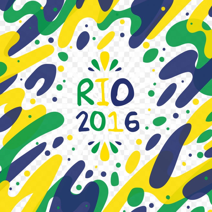 2016 Summer Olympics Rio De Janeiro Olympic Sports Poster, PNG, 3333x3333px, Rio De Janeiro, Area, Art, Brazil, Material Download Free