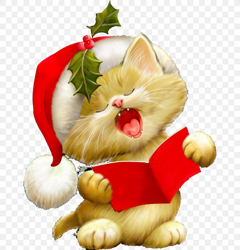 Cat Kitten Clip Art Christmas Clip Art, PNG, 660x855px, Cat, Christmas, Christmas Decoration, Christmas Ornament, Clip Art Christmas Download Free