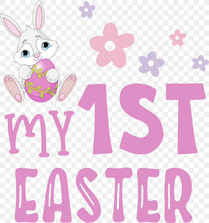 Easter Bunny, PNG, 2803x3000px, Happy Easter Day, Cartoon, Easter Bunny, Line, Logo Download Free