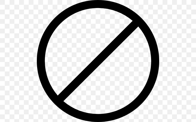 No Symbol Sign, PNG, 512x512px, No Symbol, Area, Black And White, Mobile Phones, Monochrome Photography Download Free