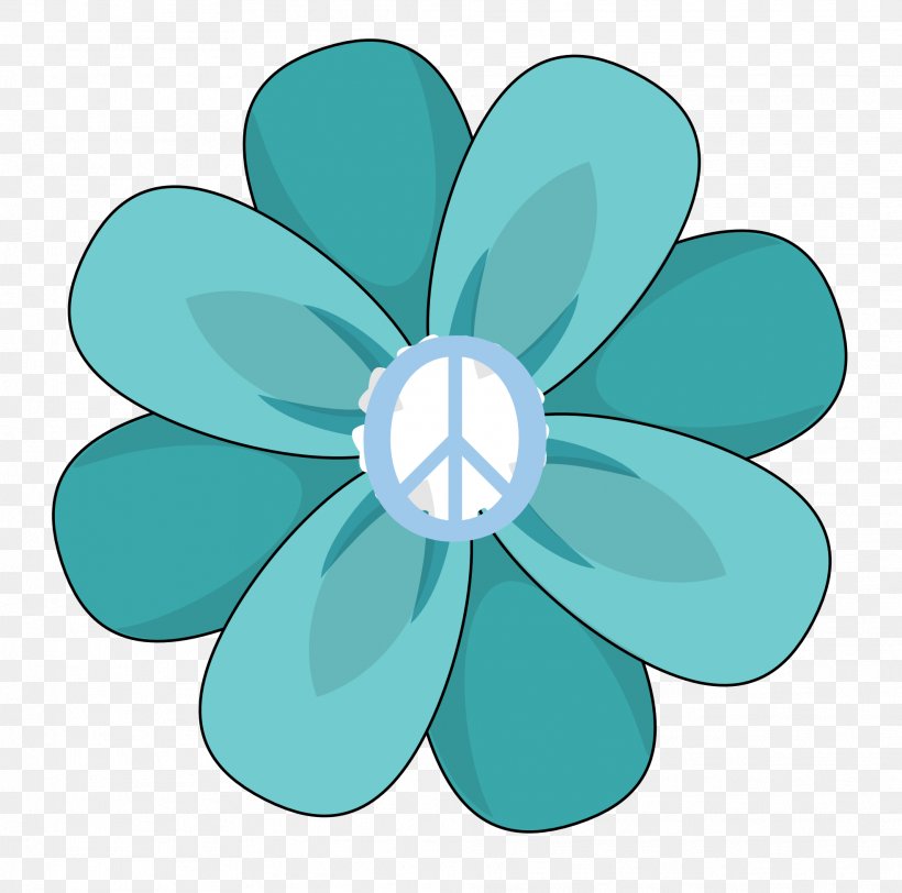 Peace Symbols Hippie Image, PNG, 1969x1952px, Peace Symbols, Aqua, Blue, Drawing, Flower Download Free