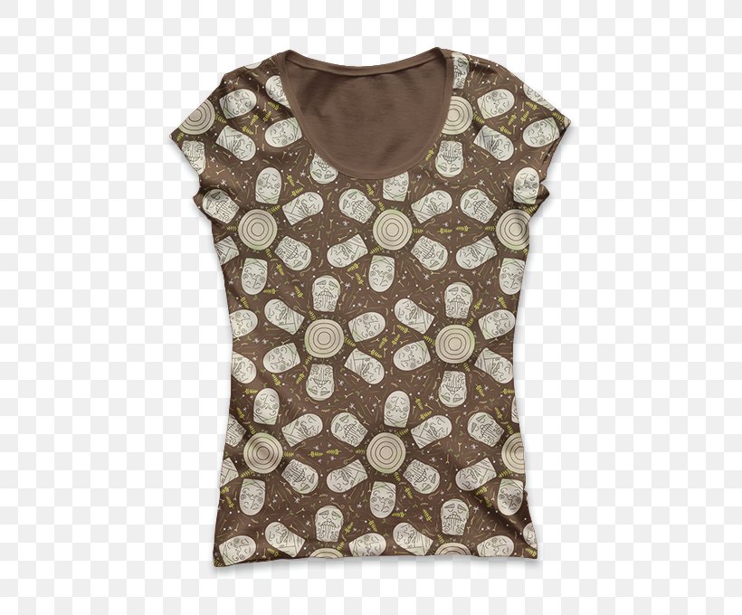 Sleeve T-shirt Blouse Outerwear, PNG, 567x680px, Sleeve, Beige, Blouse, Brown, Clothing Download Free