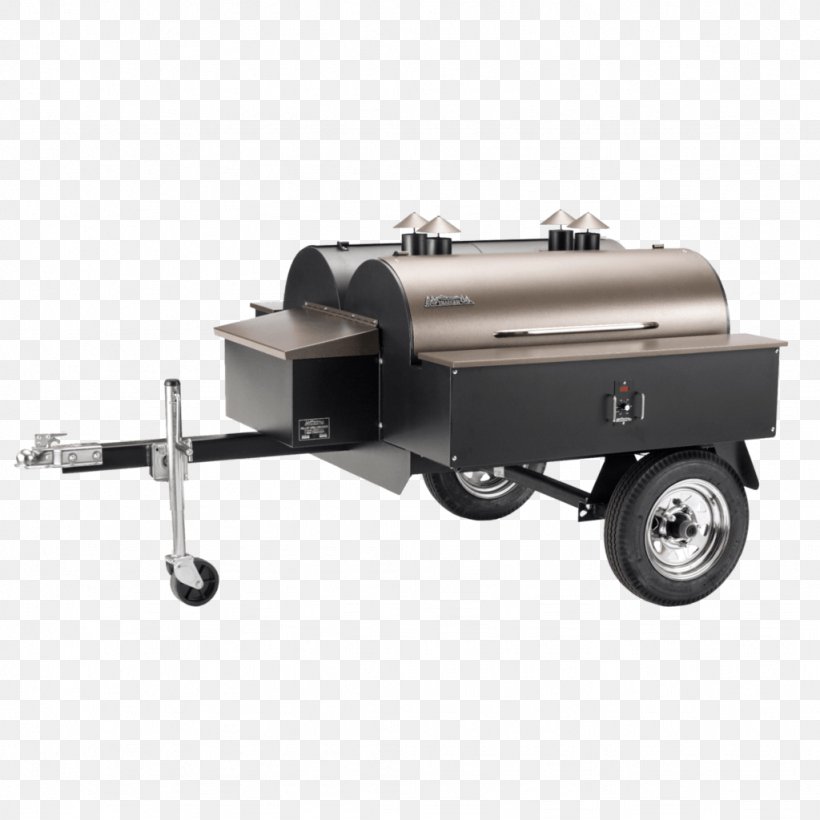 Barbecue-Smoker Traeger Double Commercial Trailer Pellet Grill Traeger Large Commercial Trailer, PNG, 1024x1024px, Barbecue, Barbecuesmoker, Cooking, Food, Machine Download Free