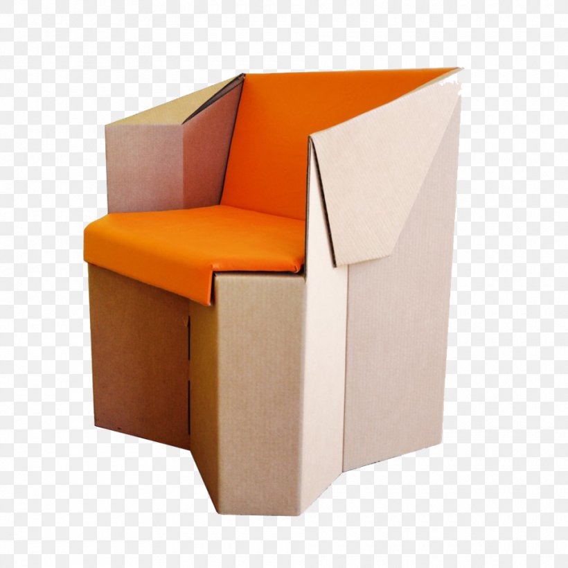 Cardboard Chair Furniture Designer, PNG, 960x960px, Cardboard, Box, Carton, Chair, Creativity Download Free