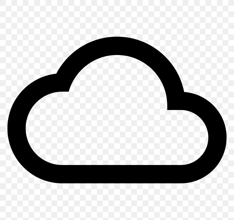 Cloud Computing Icon Design Symbol, PNG, 768x768px, Cloud Computing, Area, Black And White, Body Jewelry, Cascading Style Sheets Download Free