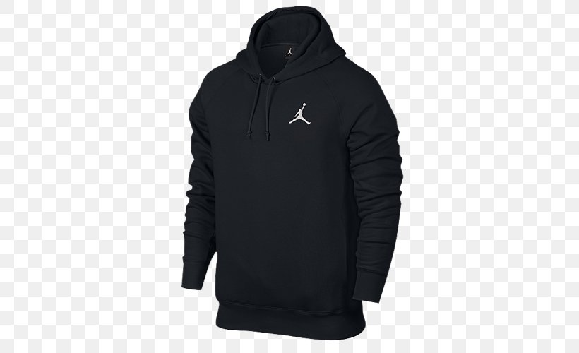 Hoodie Jumpman Air Jordan Clothing Sweater, PNG, 500x500px, Hoodie, Active Shirt, Air Jordan, Black, Clothing Download Free
