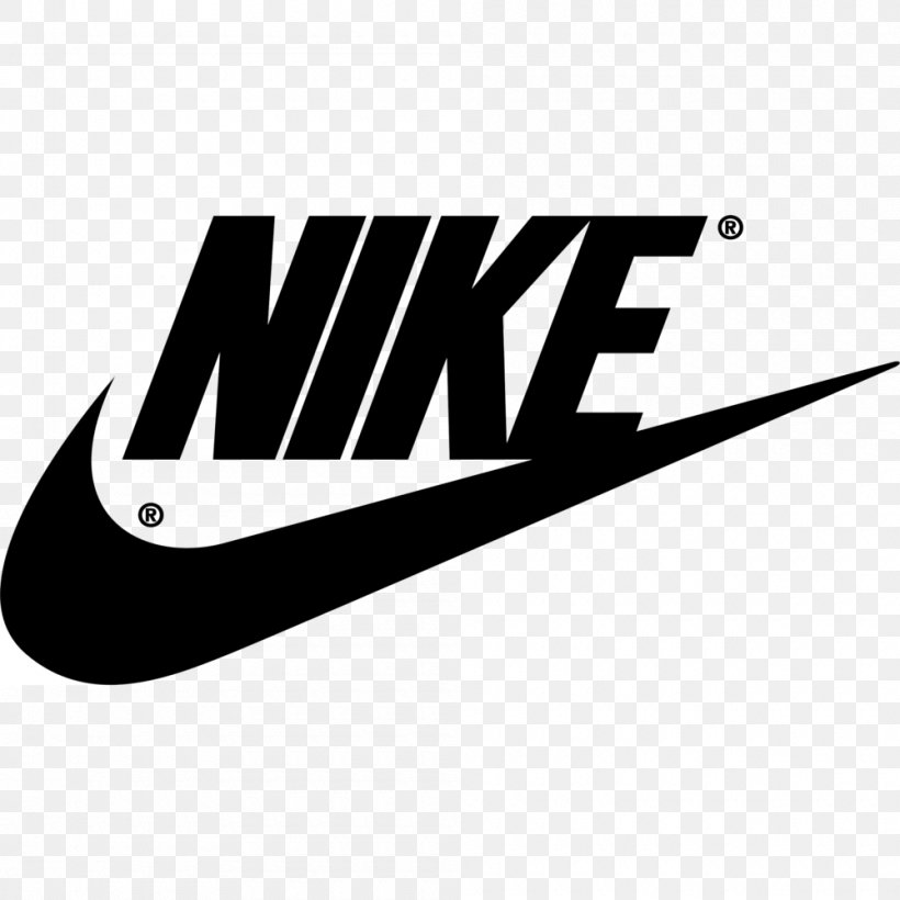 Logo Brand Nike Swoosh Kiev, PNG, 1000x1000px, Logo, Black And White, Brand, Calligraphy, Kiev Download Free