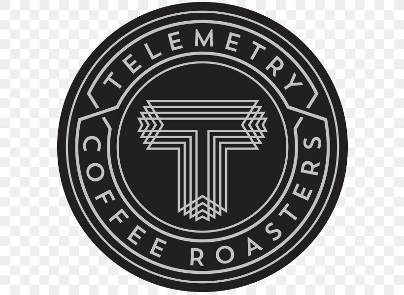 Telemetry Coffee Roasters Cafe Fairborn Coffee Roasting, PNG, 600x600px, Coffee, Badge, Black And White, Brand, Cafe Download Free